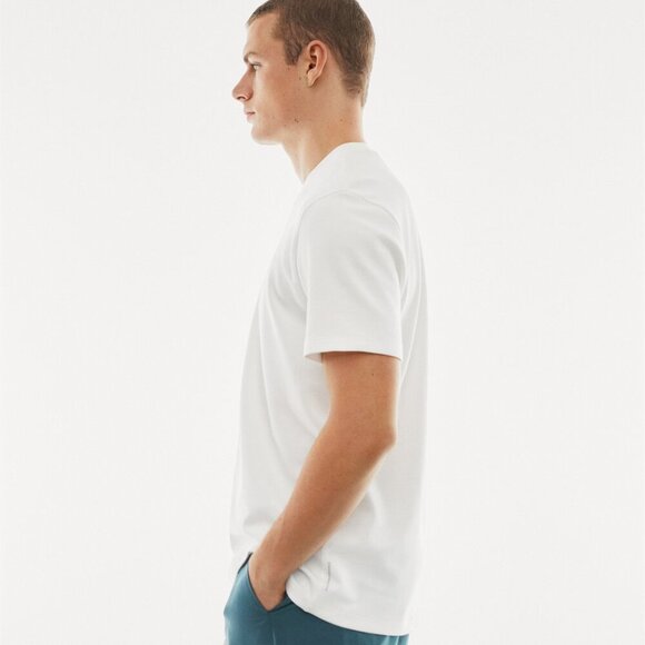 Mango Men Breathable cotton t-shirt White - Picture 4 of 5
